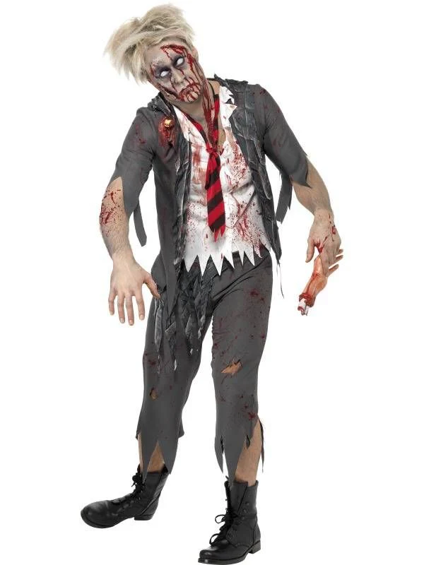 Zombie schooljongen kostuum