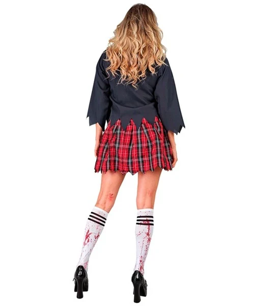 Zombie schoolmeisje kostuum Emma dames - Image 3