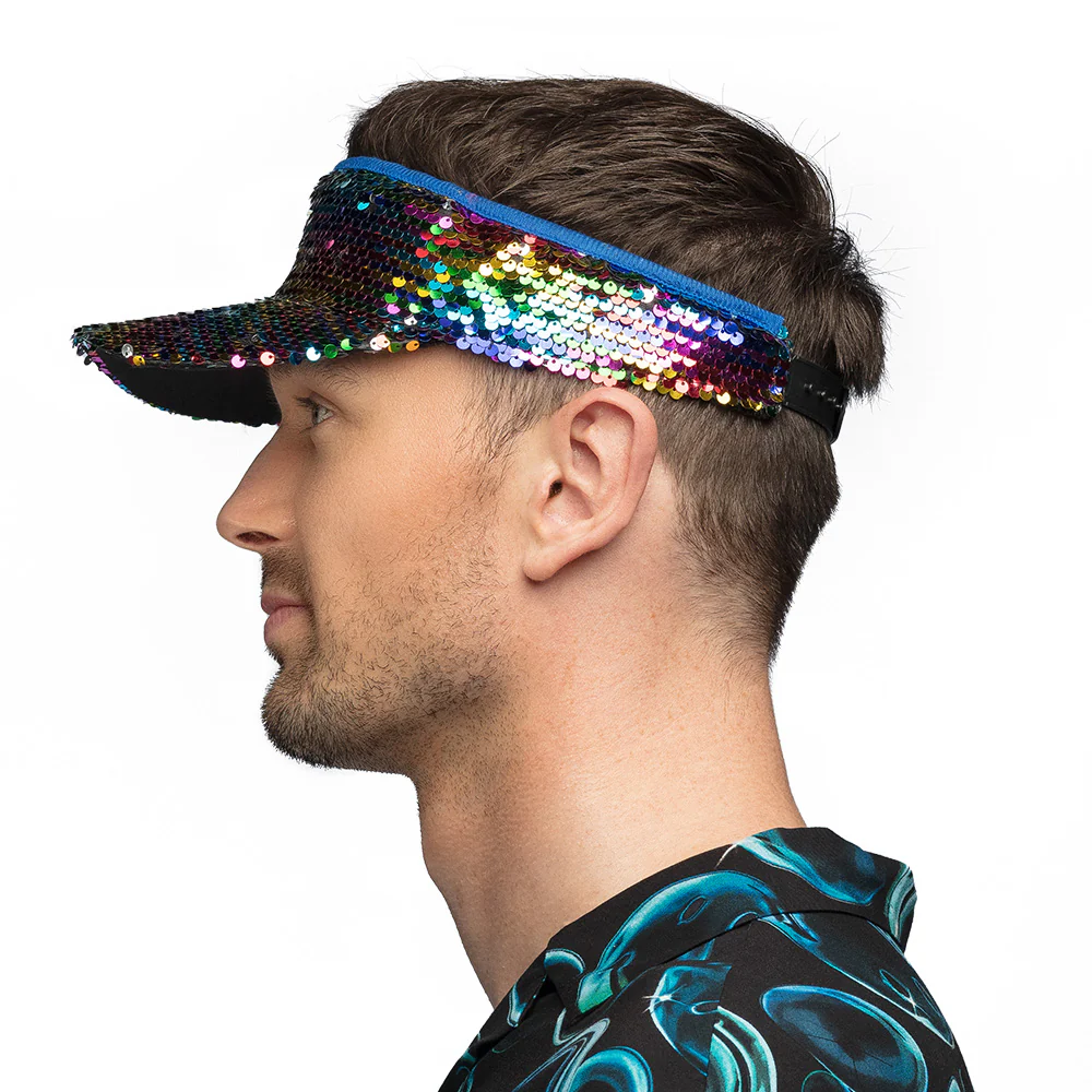 Regenboog zonneklep glitter pailletten - Image 4