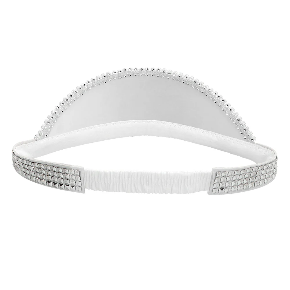 Zilveren spiegel zonneklep glitter pailletten - Image 5