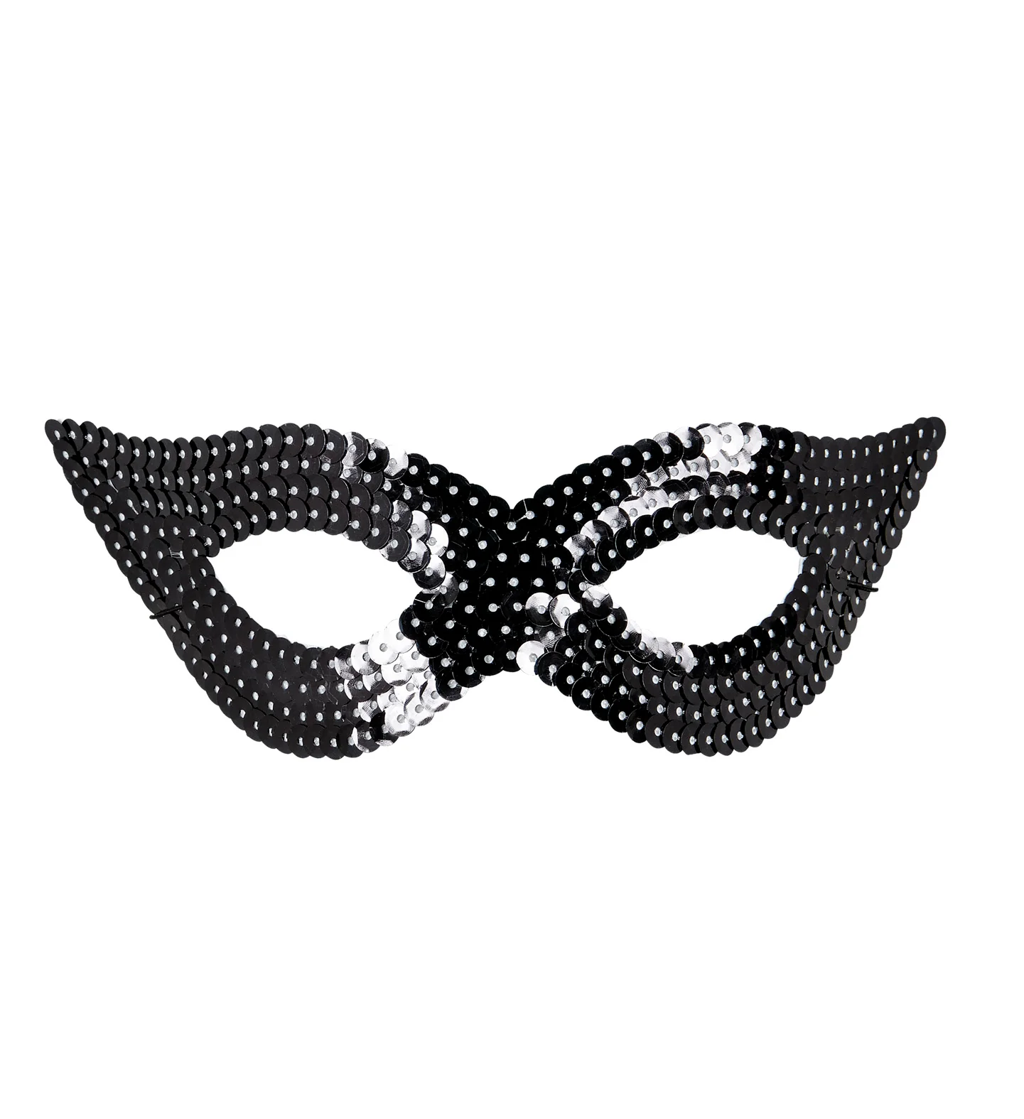 Zwart oogmasker pailletten