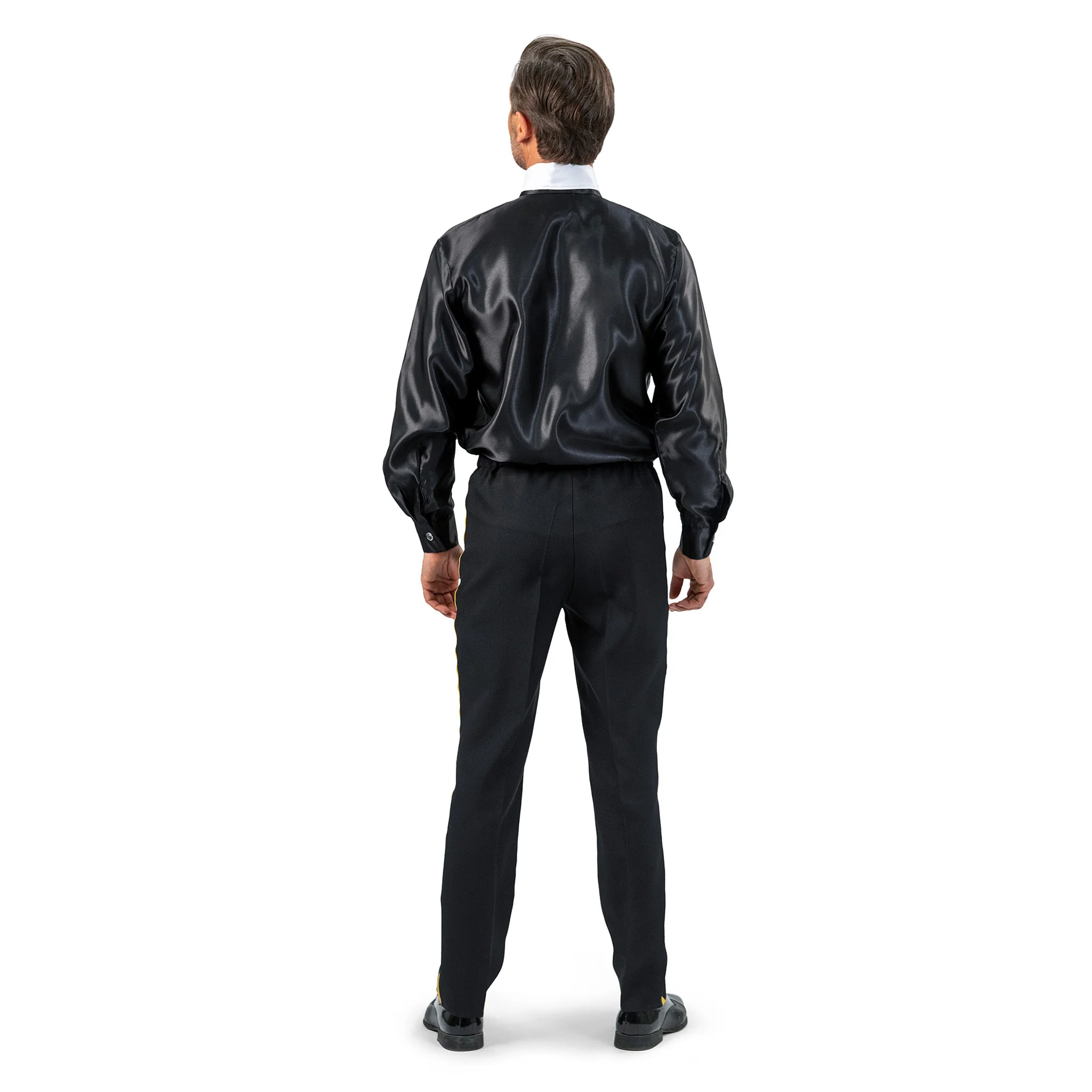 Zwarte broek met gouden bies - Image 5