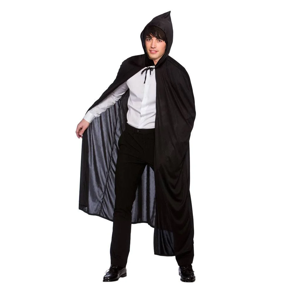 Zwarte cape 132cm - Image 2
