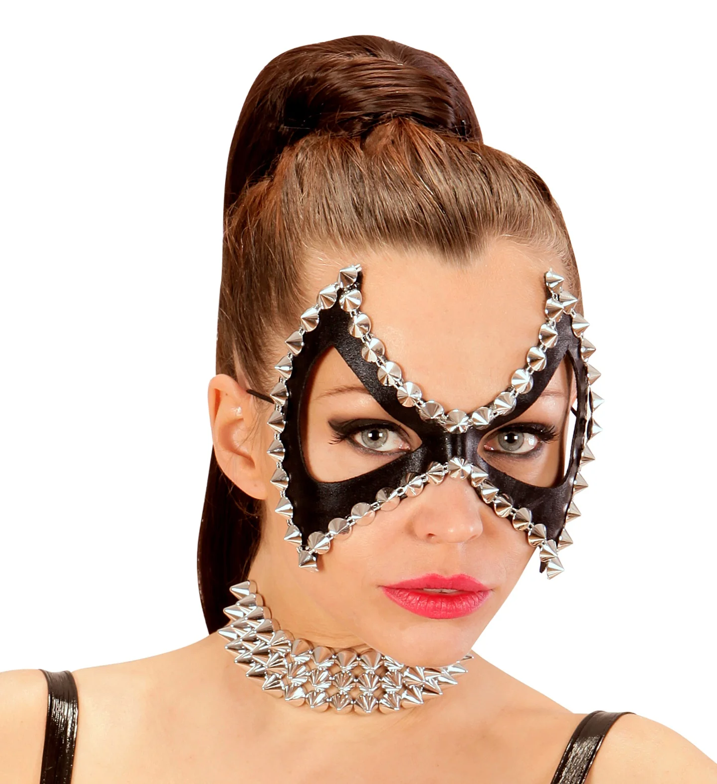 Zwarte diabolo oogmaskers - Image 2
