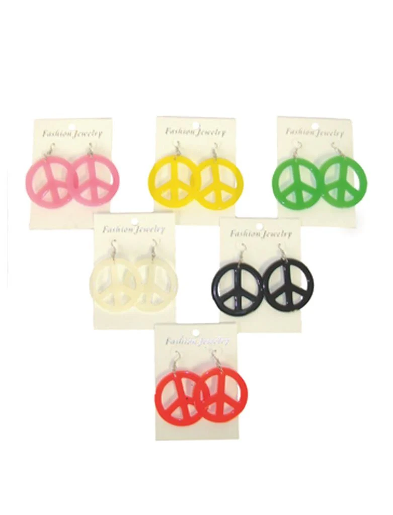 Zwarte hippie oorbellen - Image 3