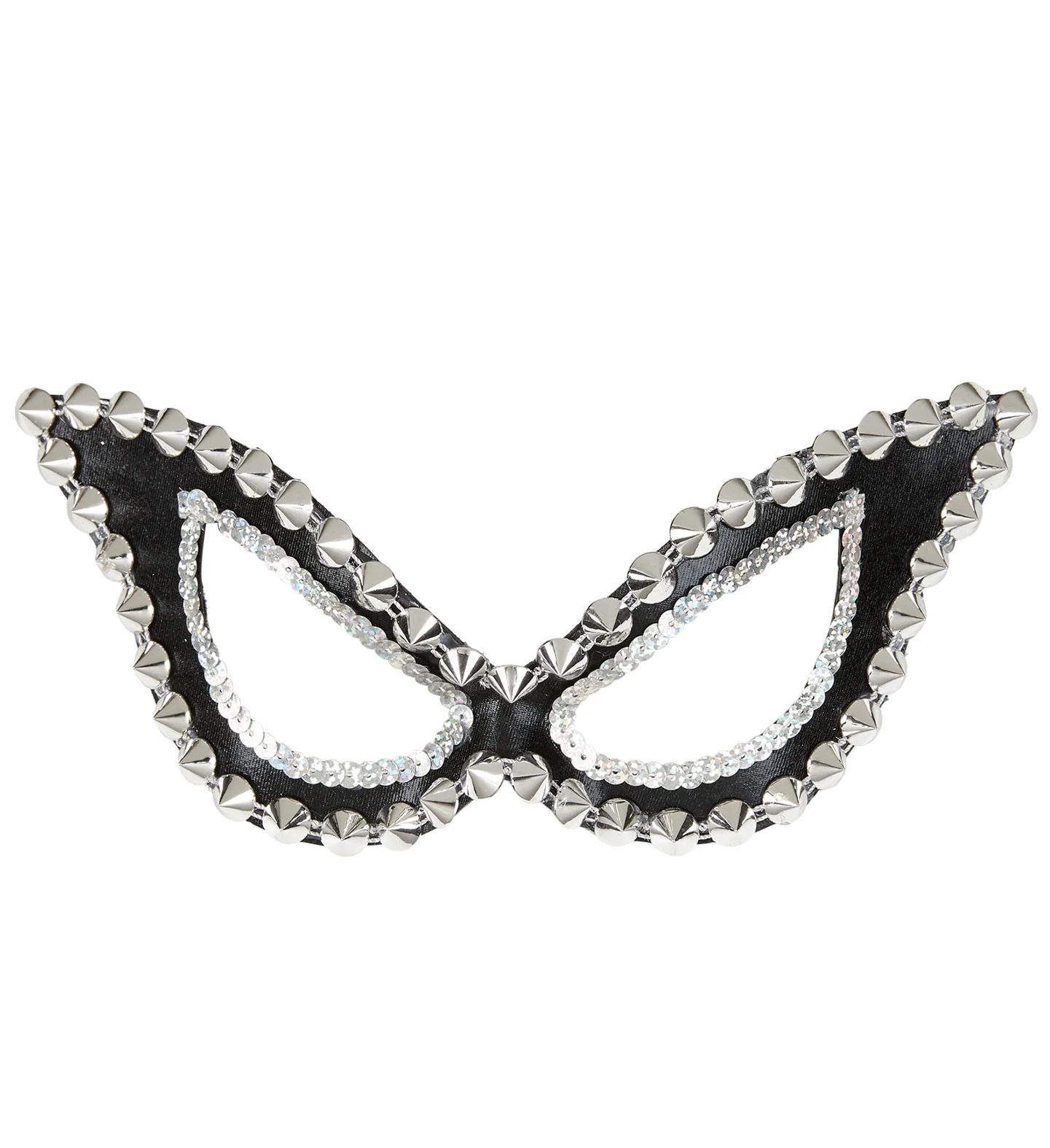 Zwarte katachtige oogmaskers