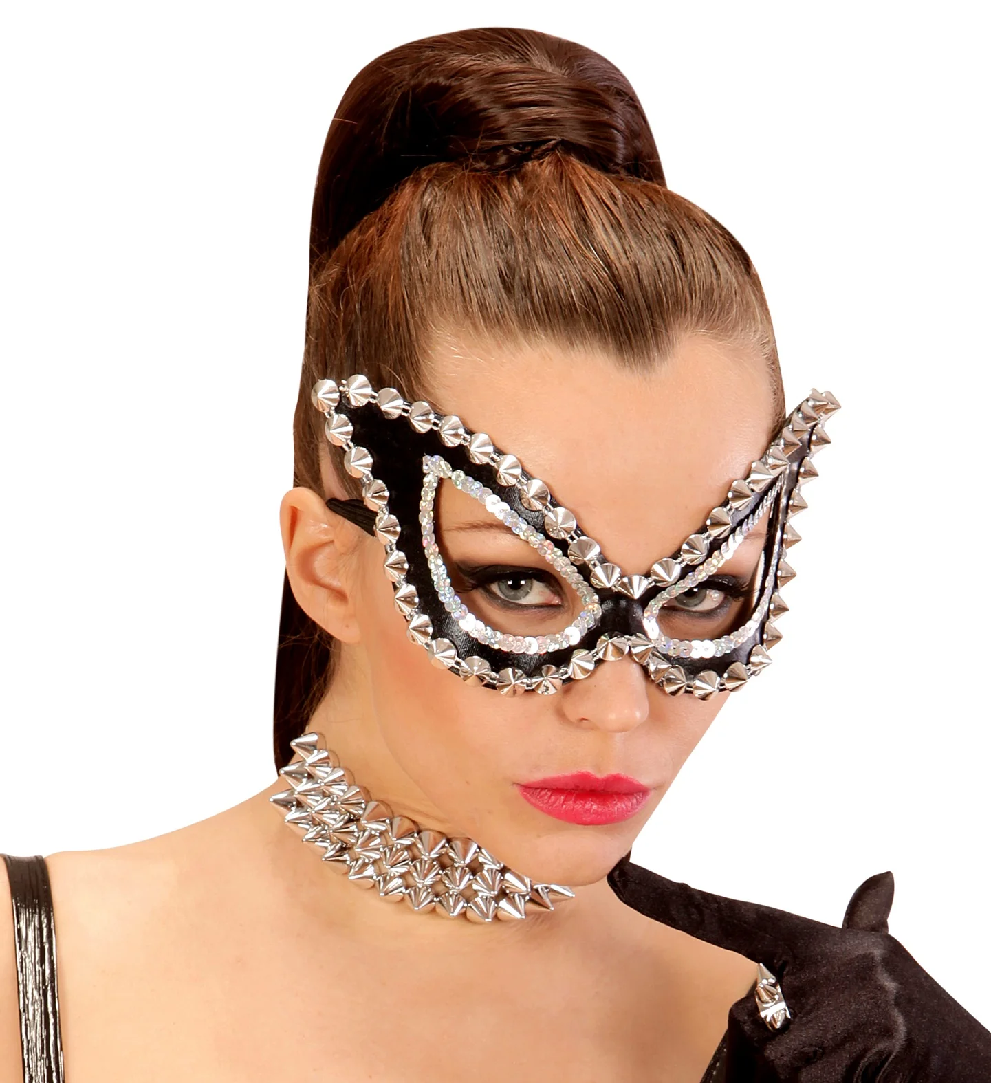 Zwarte katachtige oogmaskers - Image 2