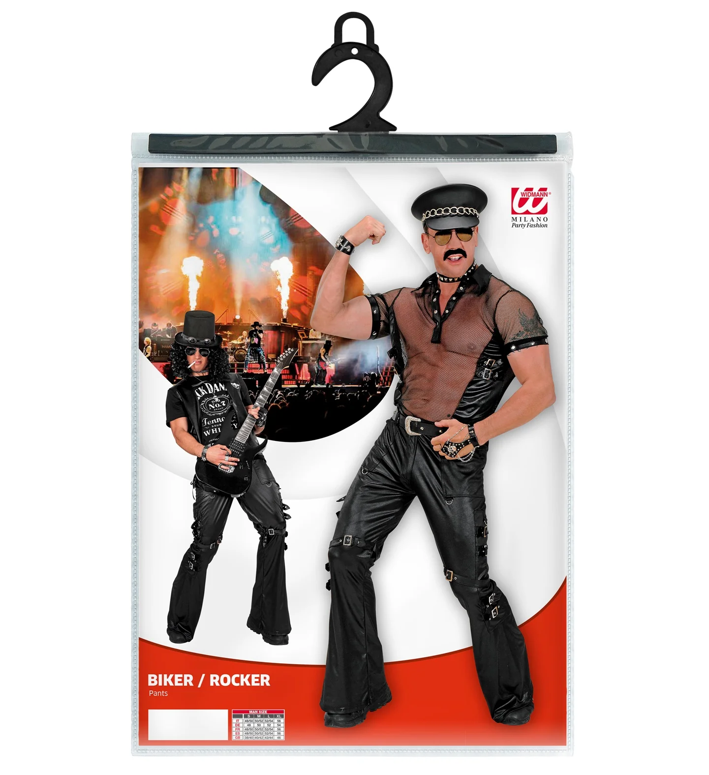 Zwarte lederlook broek Max - Image 6