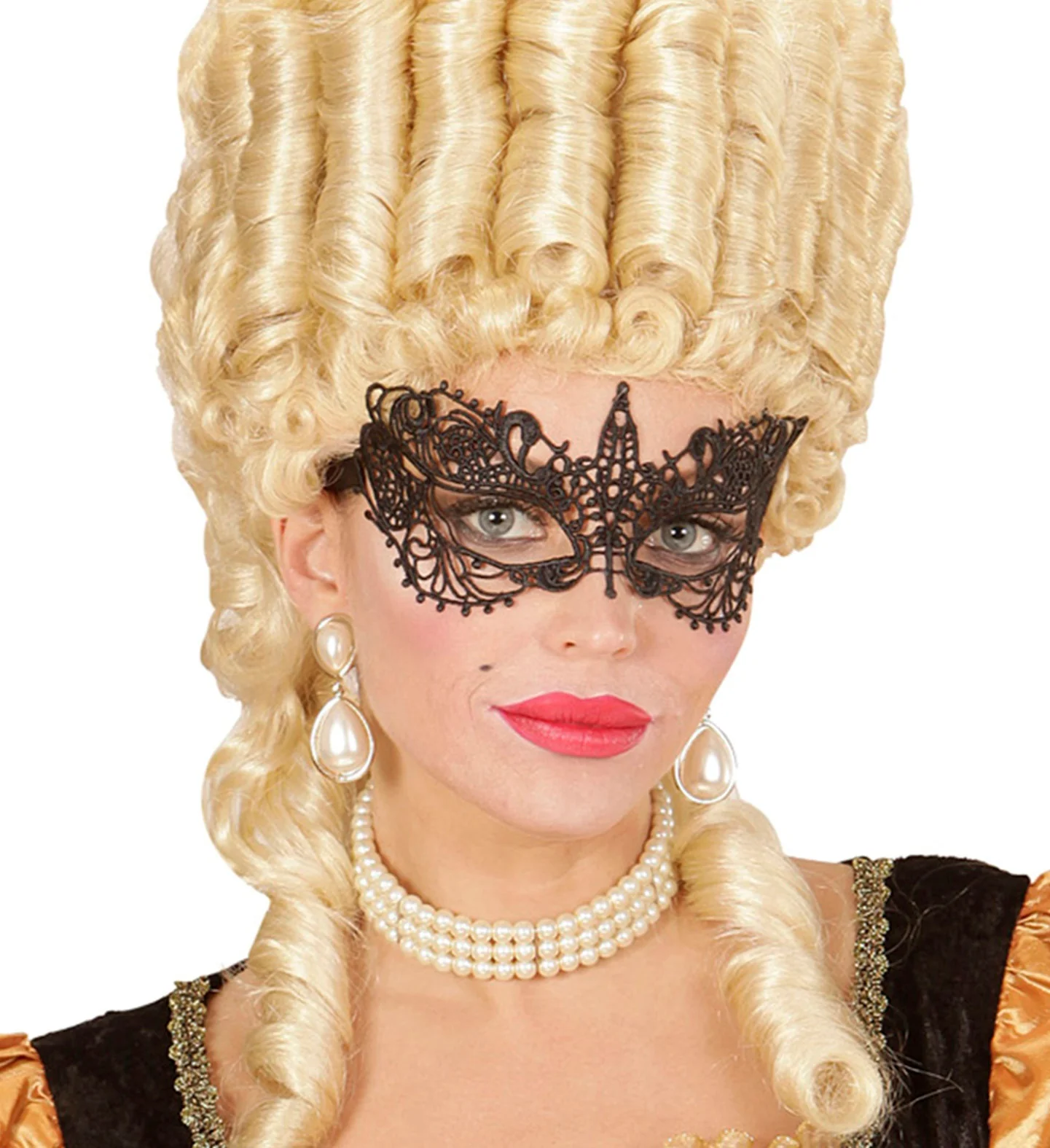 Zwarte kanten oogmaskers - Image 3