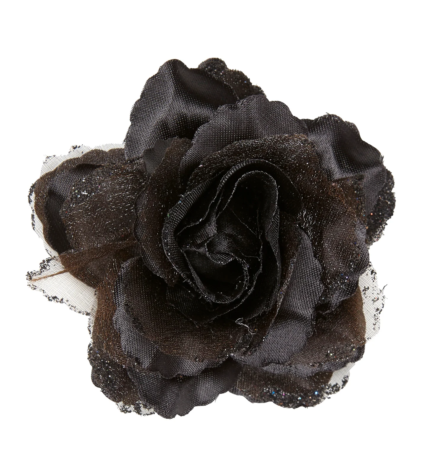 Zwarte roos haarclip - Image 4