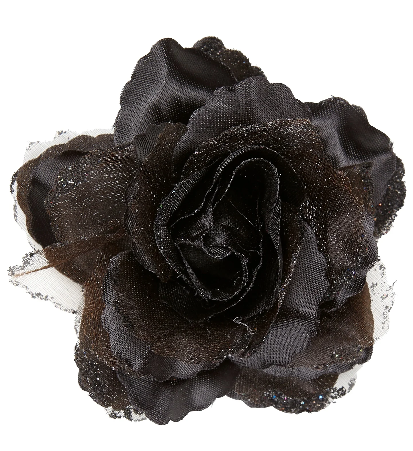 Zwarte roos haarclip - Image 8