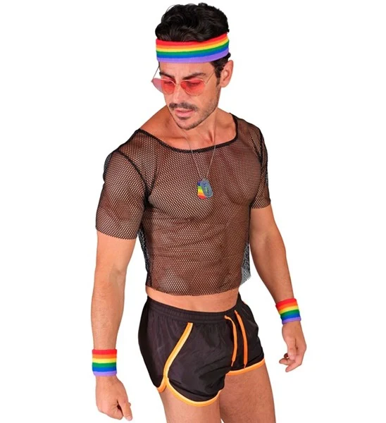 Zweetband set regenboog Lynn - Image 2